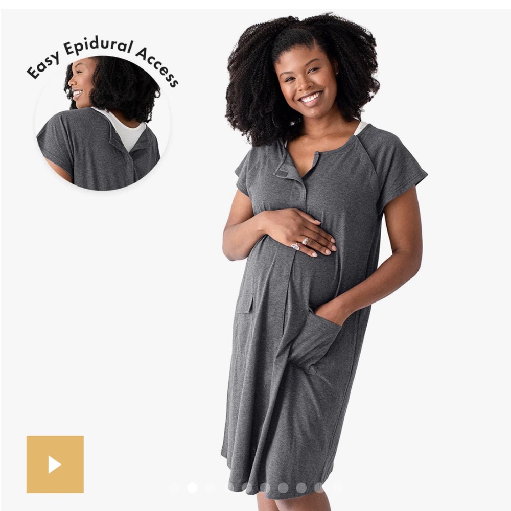 Like New Kindred Bravely Universal Labor & Delivery Gown